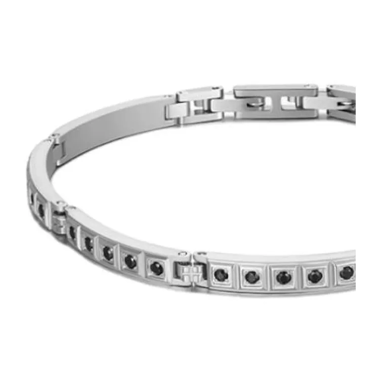 BROSWAY Titanium Steel Bracelets Men's Silver-2