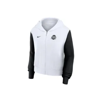 Nike Ohio State Athletic Prep Colorblocked Script Women's's Nike College Full Zip Hoodie
