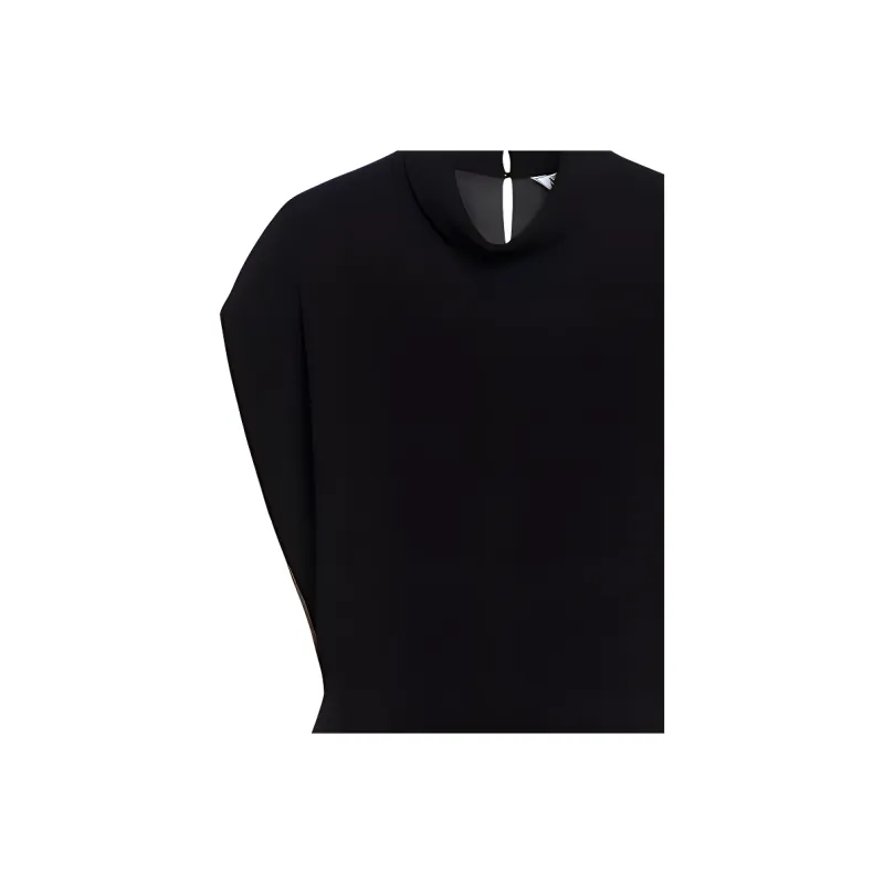 MaxMara Querce Collection Sheath Dress In Cady Sleeveless Dress Women's Black-3