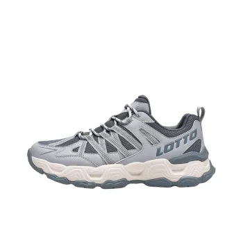 LOTTO Anti Slip Wear Resistant Low Top Hiking Shoes Unisex Mist Gray