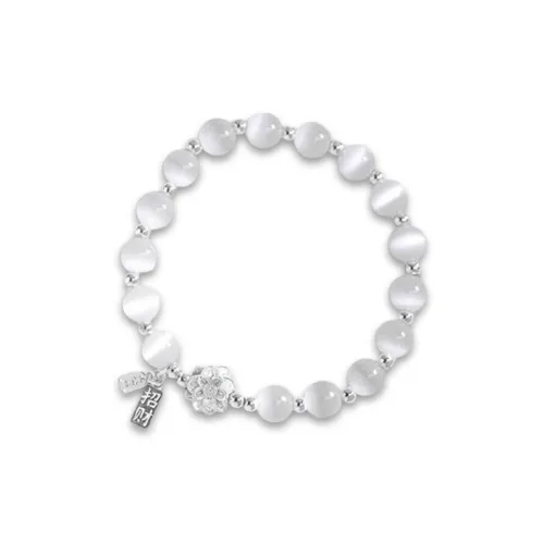 LuluCanaan Glass Cat Eye Bracelets Women's