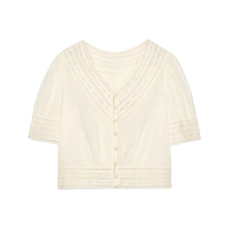 ZARA ZW Series Shirts Women's White-1