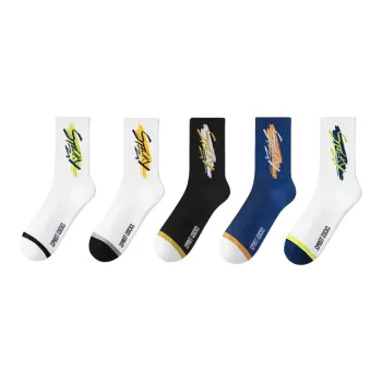 Lan Miao Basketball Socks Men's 5 Pack