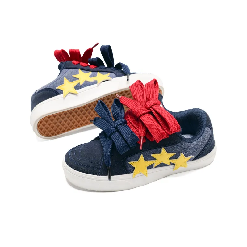 Anime Story Slip Resistant, Abrasion Resistant, Lightweight, Breathable Low Top Skateboard Shoes Unisex-35