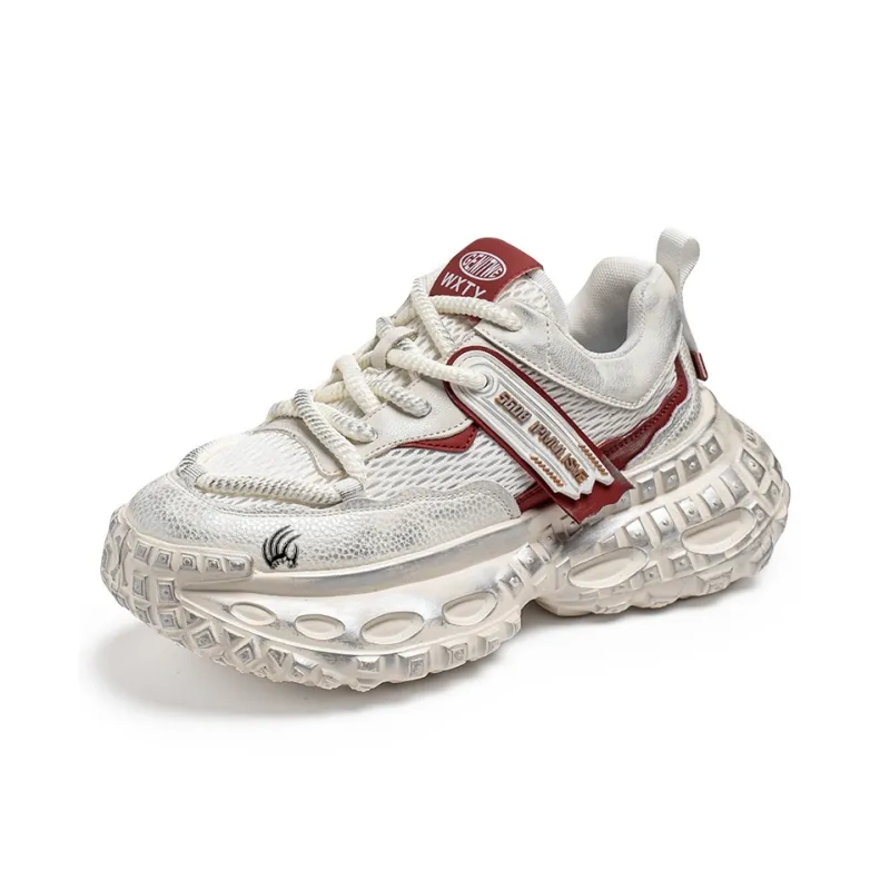 Animal Claws Anti Slip And Wear Resistant Height Increasing Low Top Chunky Sneakers Men's-1