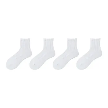 PLANDOO Mid Calf Socks Unisex 4 Pack