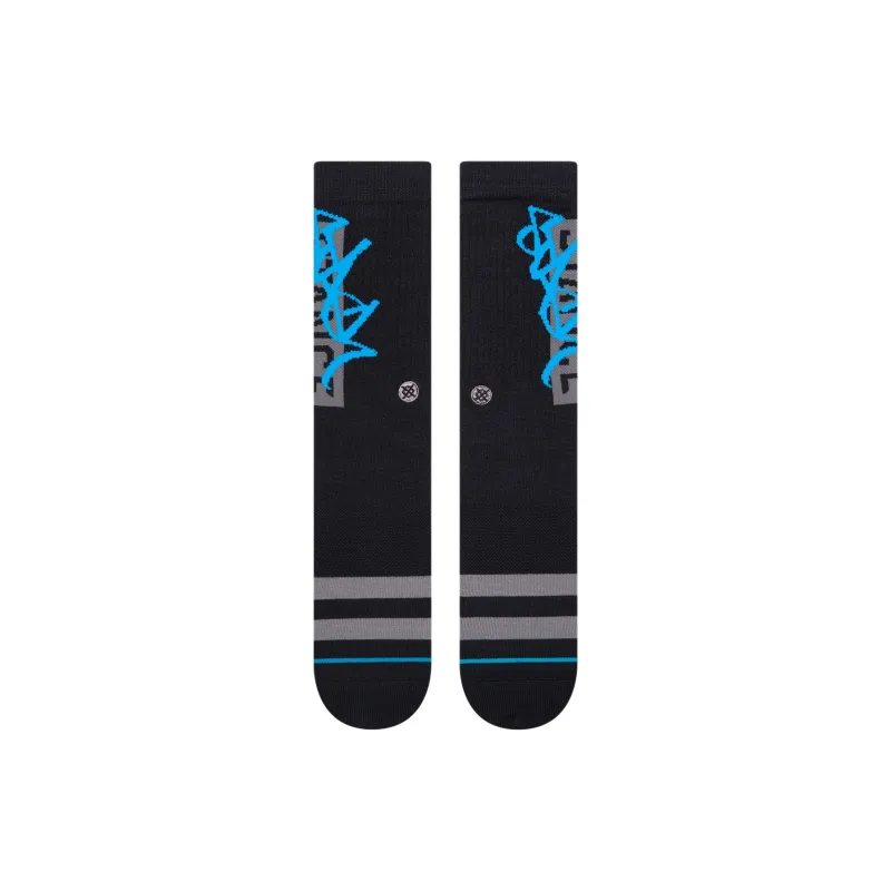 Stance Mid Calf Socks Unisex 1 Pack Black-1