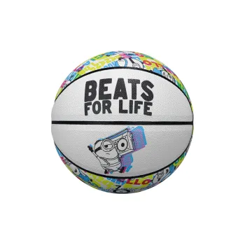 SIPAKESPORT x MINIONS PU Basketball BFL Neon Multicolor Size 7 Street Unisex
