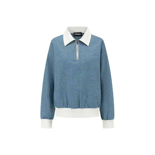 AXYPAGES Polo Shirts Women's Peacock Blue
