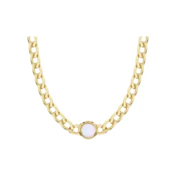 BROSWAY Titanium Steel Necklaces Men's Gold