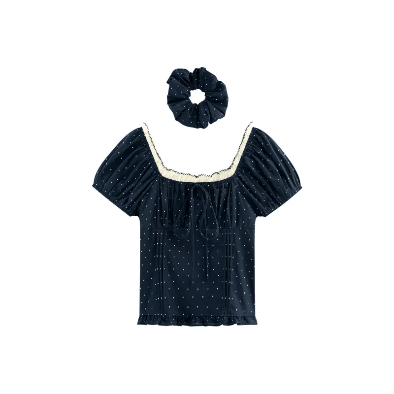 COVER TIME Shirts Women's Blue-0