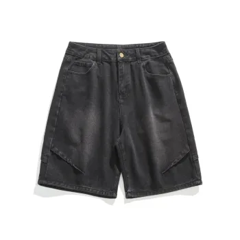 SNOW FLYING Denim Shorts Unisex