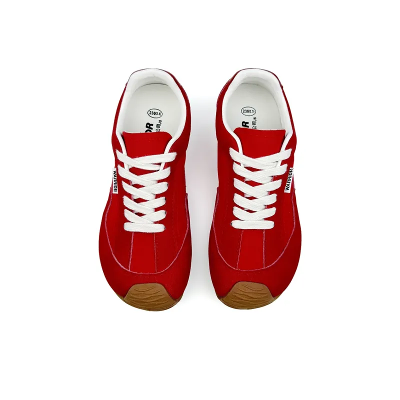 Warrior Trendy Casual Shoes Coverage Balance Impact Resistant Support Breathable Low Top Casual Shoes Women's Red-2