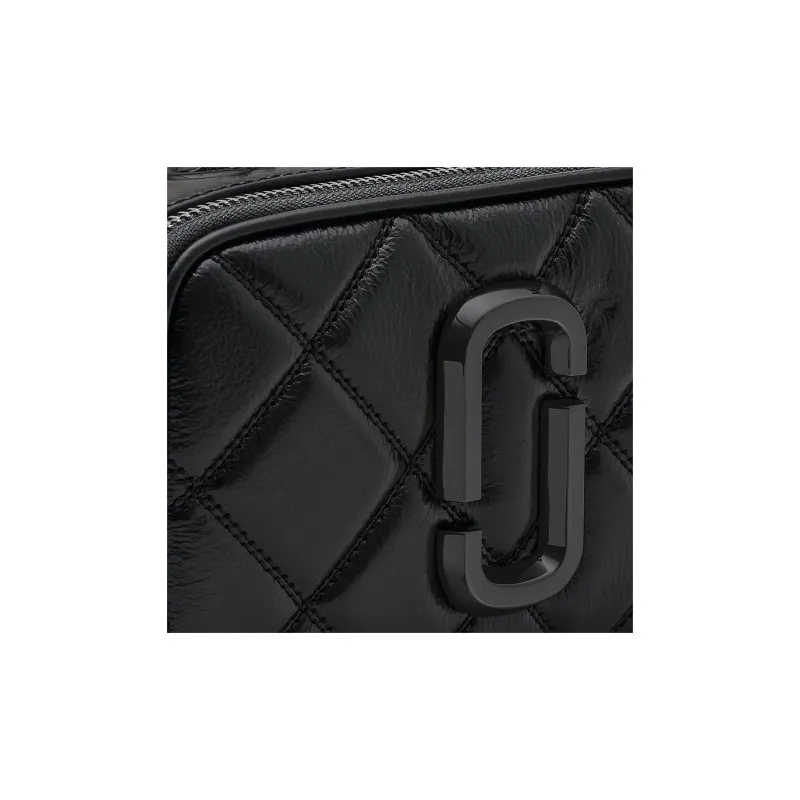 MARC JACOBS Leather Shoulder Bag, Crossbody Bag Women's Black-5