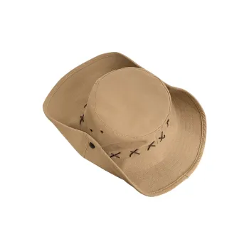 Yalu Synthetic Fiber Bucket Hats Unisex