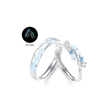 Jodie&Kevin S 999 Fine Silver Rings Unisex