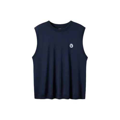 WAYNEXZAVIER Tank Tops Men Blue