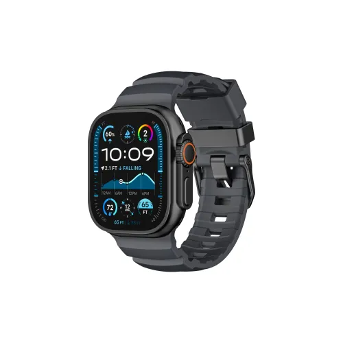 KVZUVUU Apple Compatibility Watch Band Rubber Material