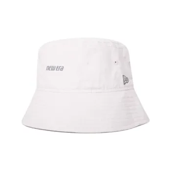 New Era Polyester Bucket Hats Unisex White