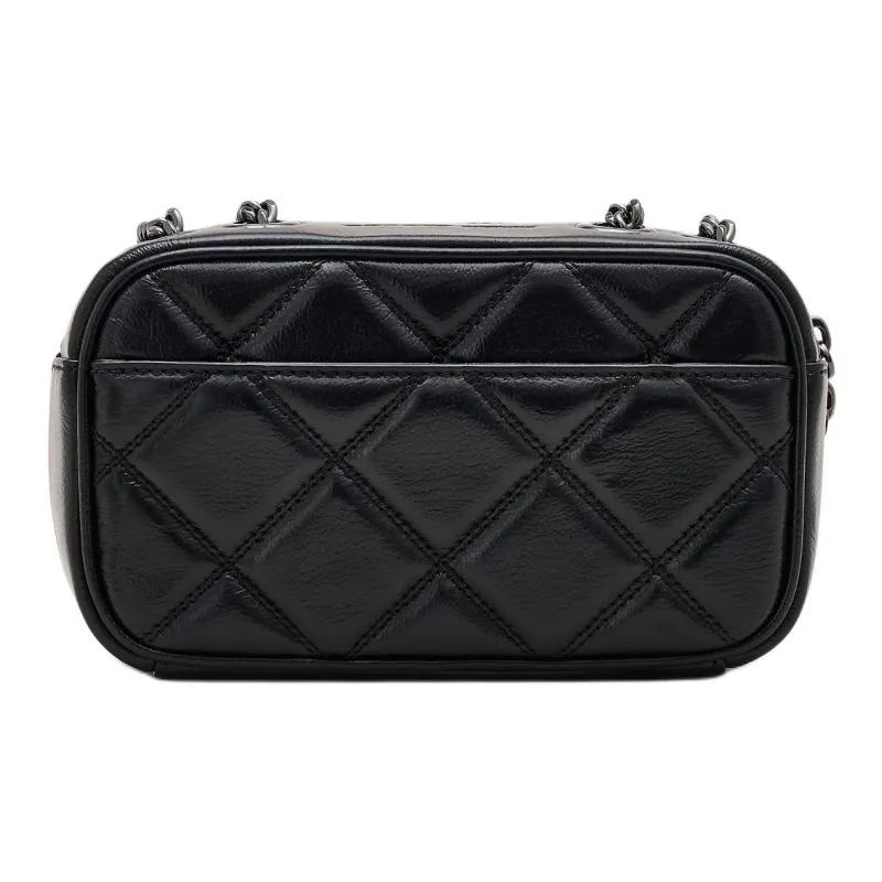 MARC JACOBS Leather Shoulder Bag, Crossbody Bag Women's Black-2