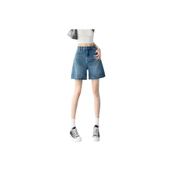 SITOL Denim Shorts Women's Blue