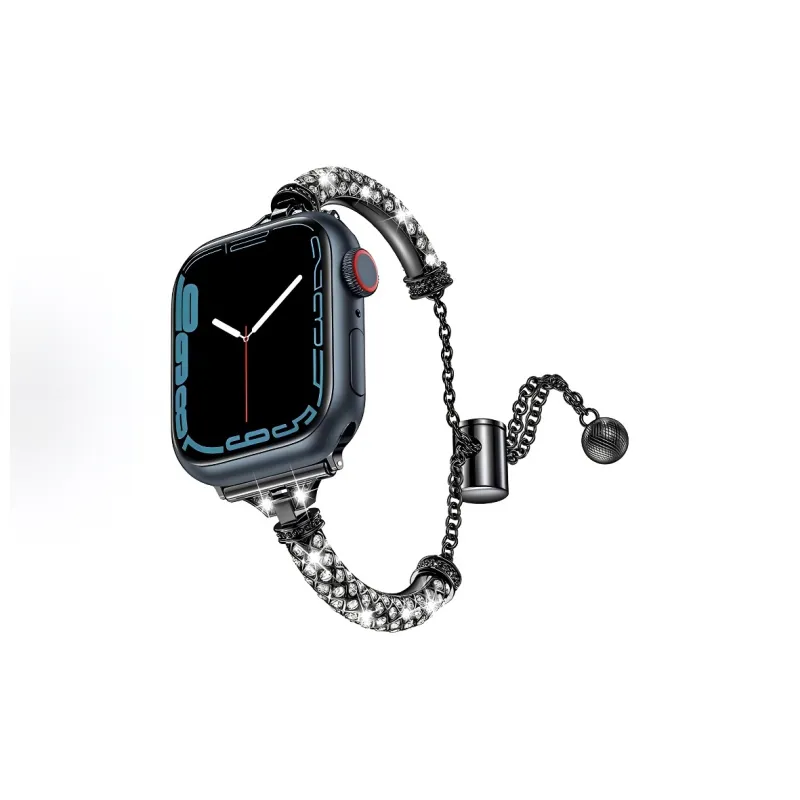 KVZUVUU Apple Compatibility Watch Band Metal-6