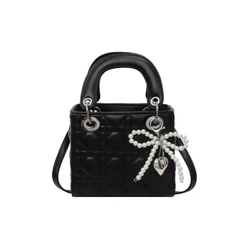 SUN EARTH &U PU Lady Dior Bag, One Shoulder Handbag Women's Multicolor