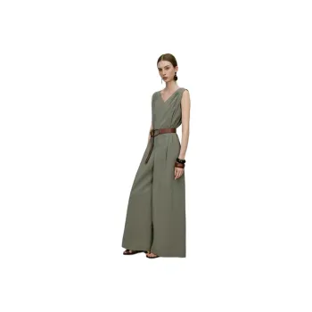 FANSILANEN Jumpsuits Women's Gray Pine Green