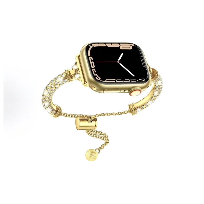 KVZUVUU Apple Compatibility Watch Band Metal-10