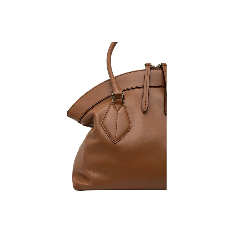 Furla Leather Handbag Women's Brown-3