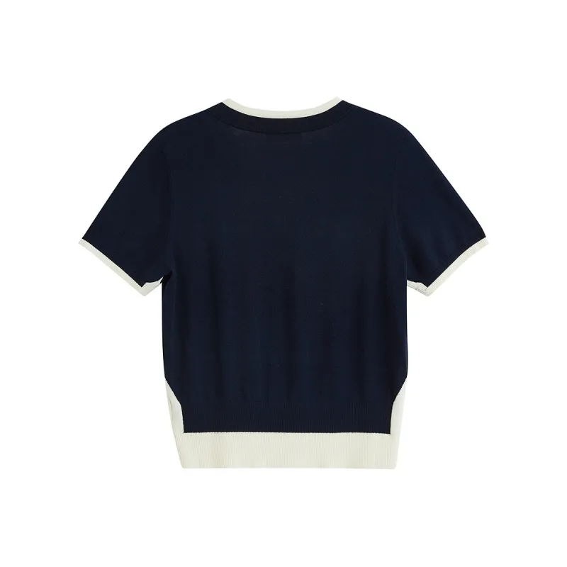 Inman Knitwear Women's Navy Blue-1