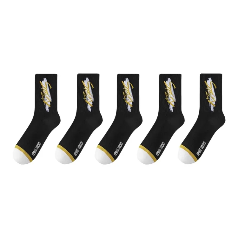 Lan Miao Basketball Socks Men's 5 Pack-18