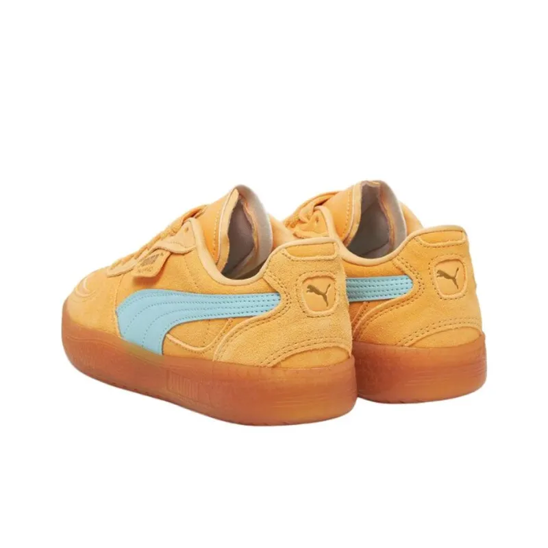 PUMA Palermo Moda Xtra Gum Anti Slip Wear Resistant Low Top Skateboard Shoes Women's Orange-3
