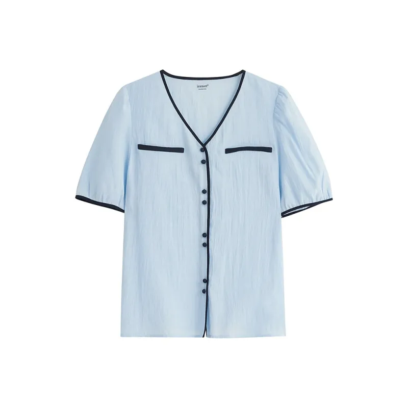 Inman Shirts Women's Sky Blue-0