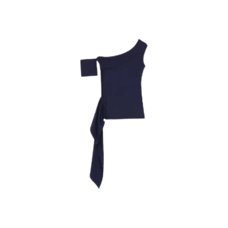 ABBY GODDESS T Shirts Women's Navy Blue-1