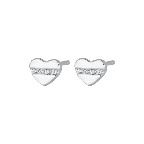 PHOENIXSILY 999 Fine Silver Stud Earrings Women's