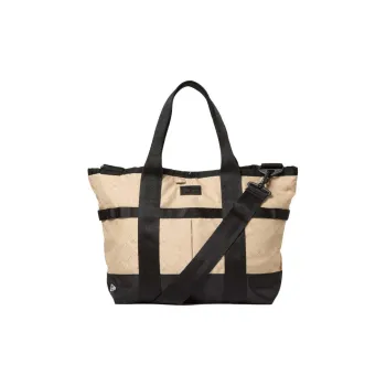 New Era Polyester Tote Bag, Shopping Bag, Shoulder Bag, Handbag Unisex Beige & Black