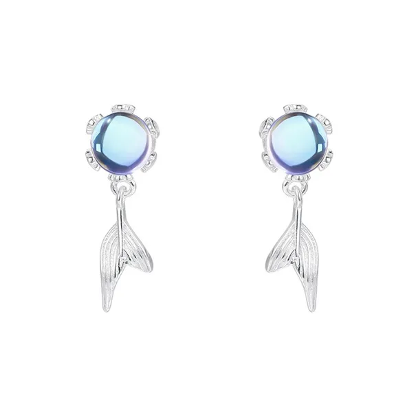 TAOHUAZHAOZHAO S925 Silver Earrings Women's-0