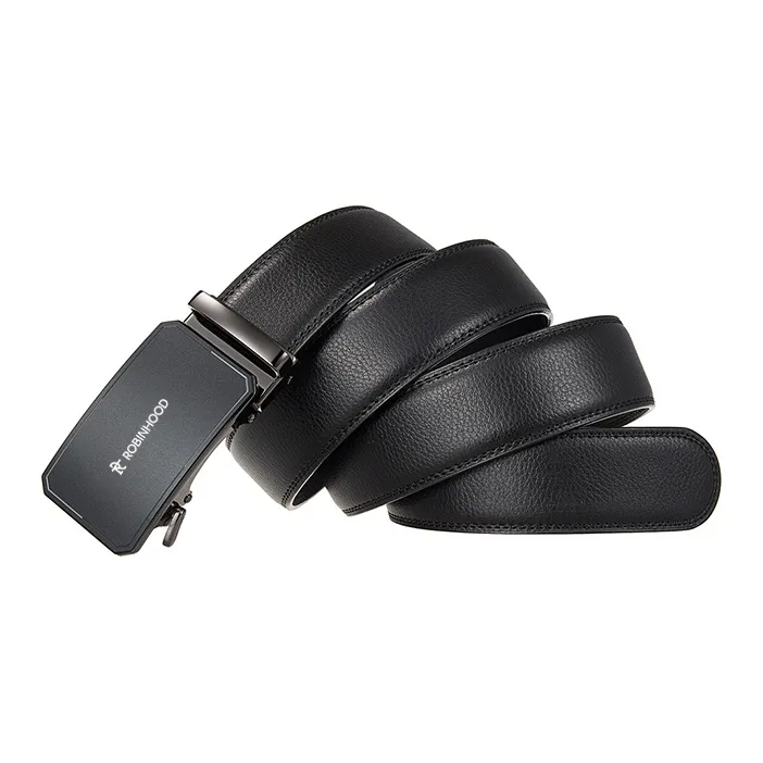 ROBINHOOD Cow Leather Belts Men's Width 3.5CM-2
