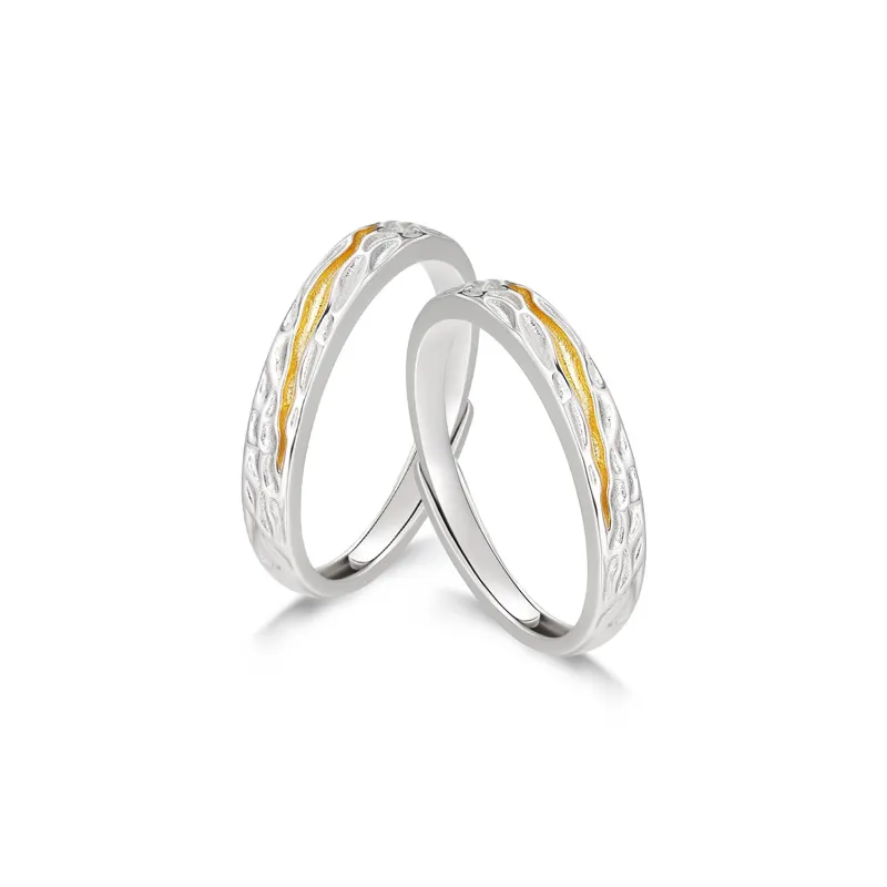 NUSQ Sterling Silver Rings Unisex-14