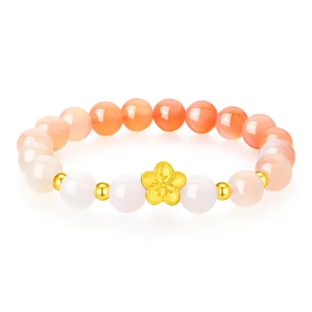 Lao Feng Xiang Agate Bracelets Women's