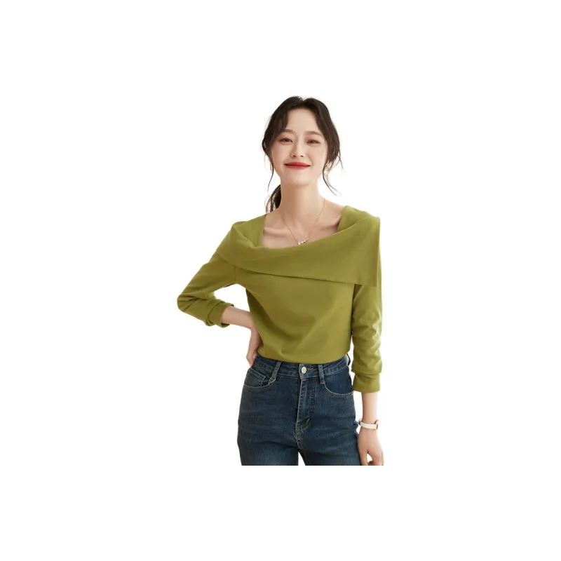 Mo Han Yi Mei T Shirt Women's Green-0