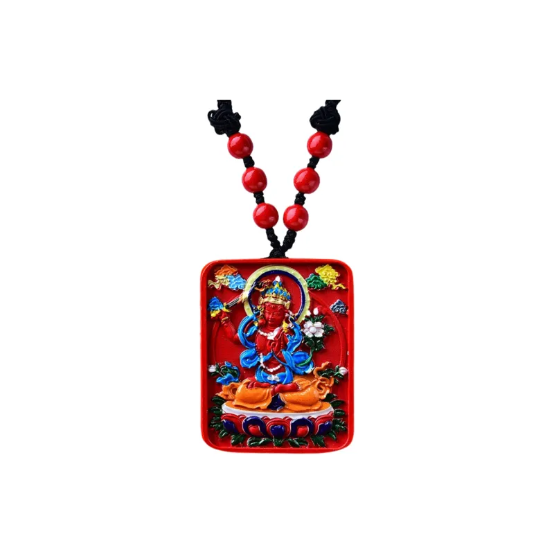 MUXIANG Cinnabar Necklaces Unisex-11