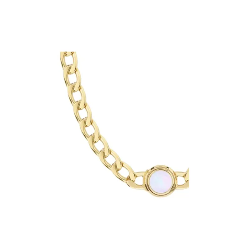 BROSWAY Titanium Steel Necklaces Men's Gold-2