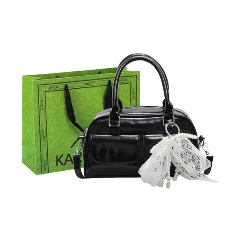 KARUISHA PU Handbag Regular Women's Ecru/Blue/Yellow/Pink/Black-16