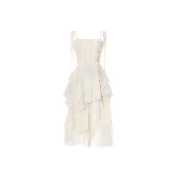GOSO Slip Dresses Women's White