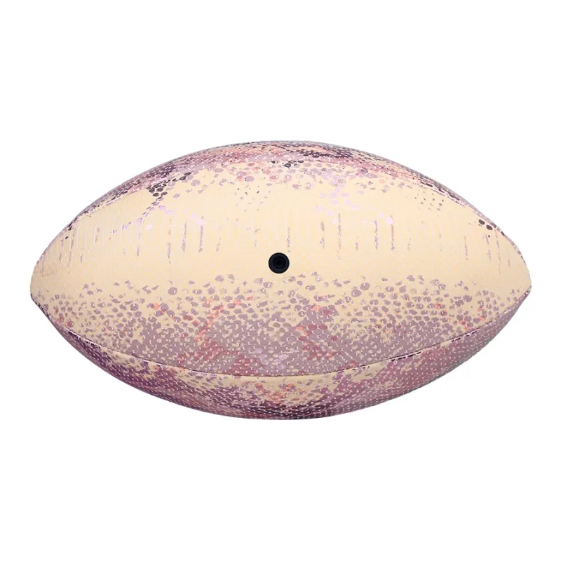 ProSelect Rugby Ball PU Indoor Outdoor, Training Unisex Size 9 Pink-3