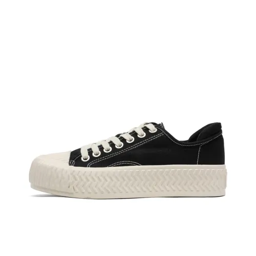 Medd Slip Resistant Low Top Canvas Shoes Men's Black