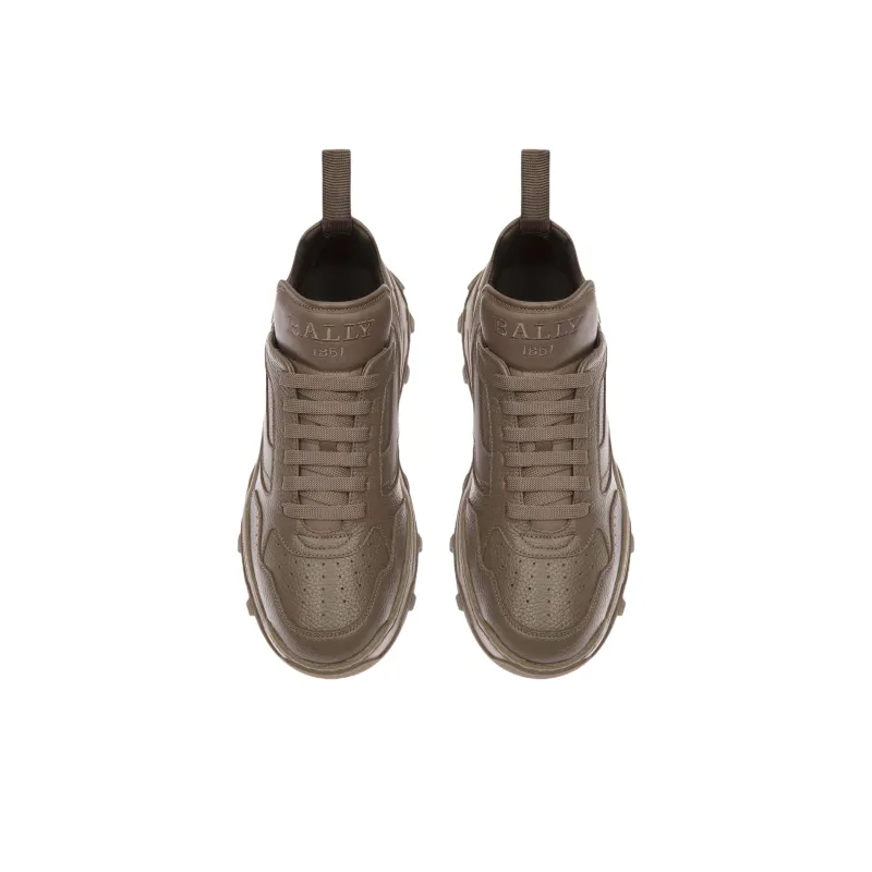BALLY Catalyst Low Top Casual Shoes Women's Brown-2