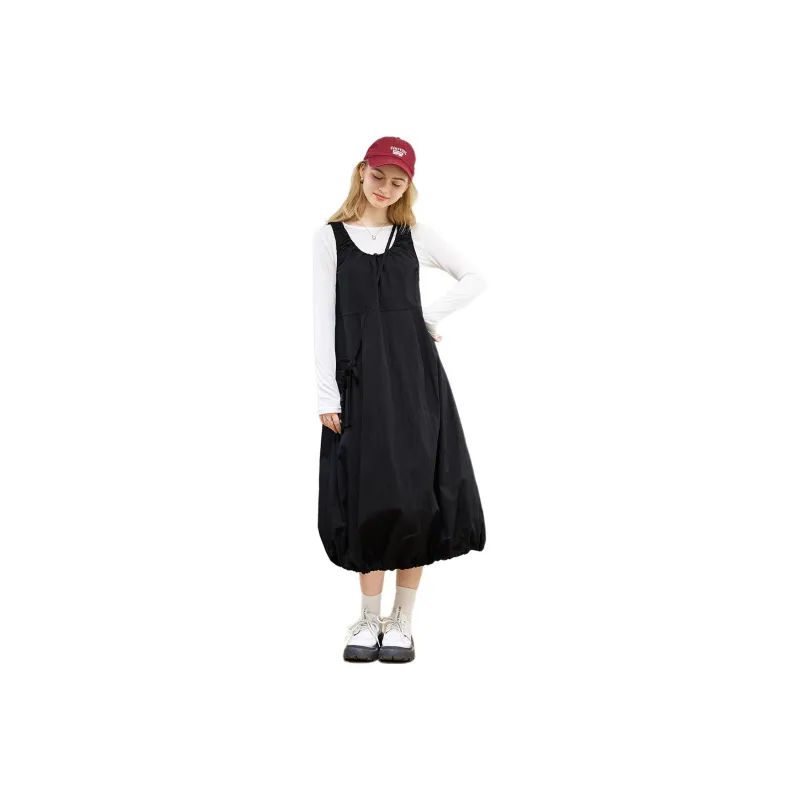 FAWENXIANGZI Two Piece Skirt Sets Women's Black-0